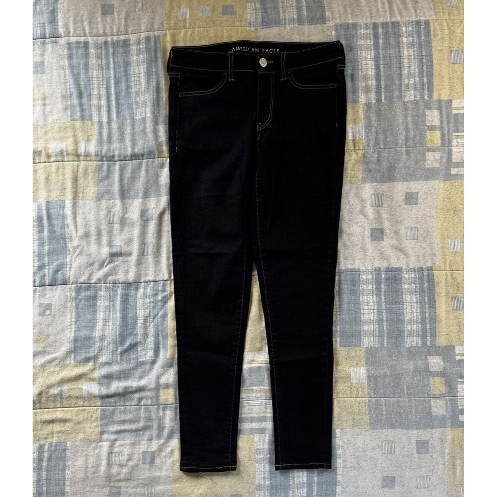 American Eagle Jegging Distressed Denim Women's Jeans Sz 8